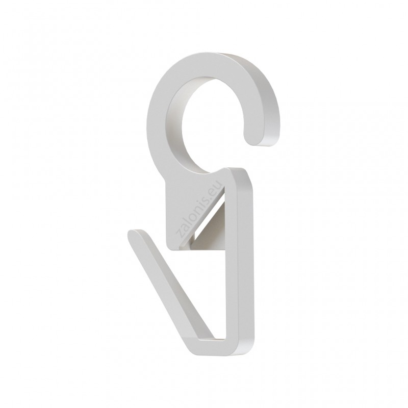 CURTAIN RAIL RING CLIP D.35 D.28 D.23 / WHITE